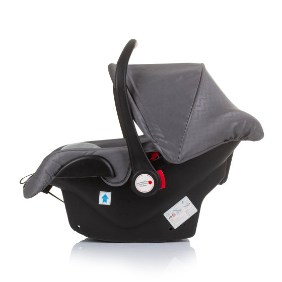 Chipolino Havana Seat Seat avec adaptateurs 40-85 cm Groupe 0+ Grey Silver
