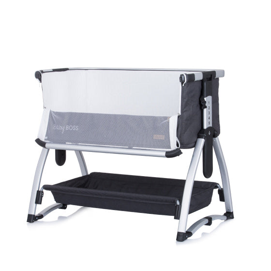 Chipolino bébé boss co-endormi avec fonction swing moustique anthracite gris gris argent