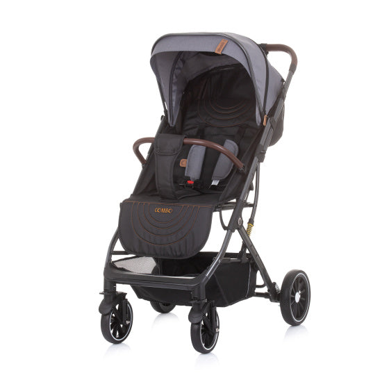 Chipolino combo pliable buggy avec couvercle de pied glacier gris