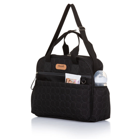 Sac à couches à épaule Chipolino avec version de la version obsidienne noire