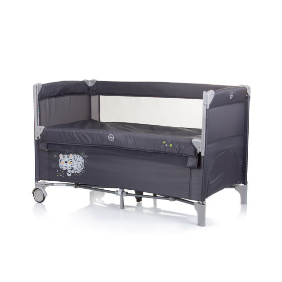 Lit de camp pliable chipolino avec anthracite de granit côté pliant
