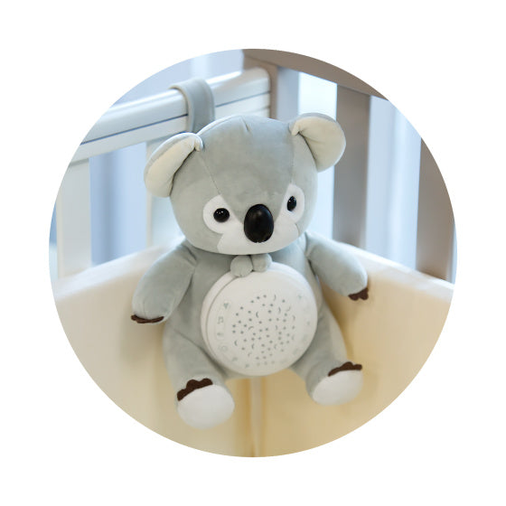 Chipolino en peluche bébé projecteur knuffelkoala avec lumière musicale
