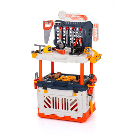 Établi Chipolino avec outils, set de jeu avec lumière 90 pièces