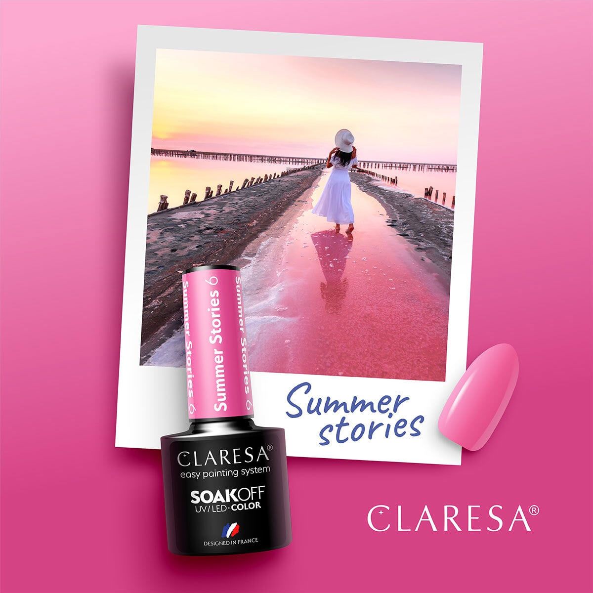 Claresa Vernis gel UV LED 5 ml Histoires d'été 6