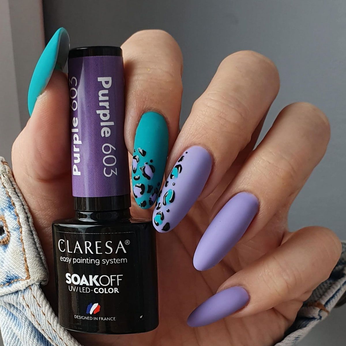 Claresa Vernis Gel UV LED 5 ml Vert 808 Rainbow Explosion