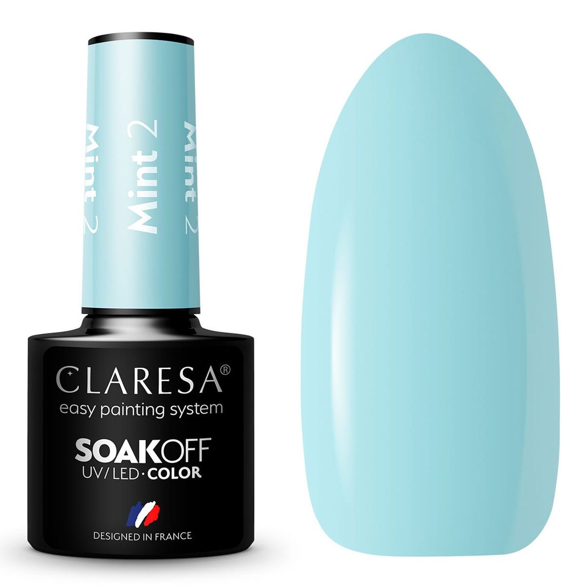 Claresa Vernis Gel UV LED 5 ml Menthe 2