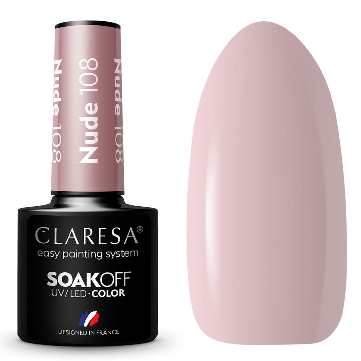 Claresa Vernis Gel UV LED 5 ml Nude 108