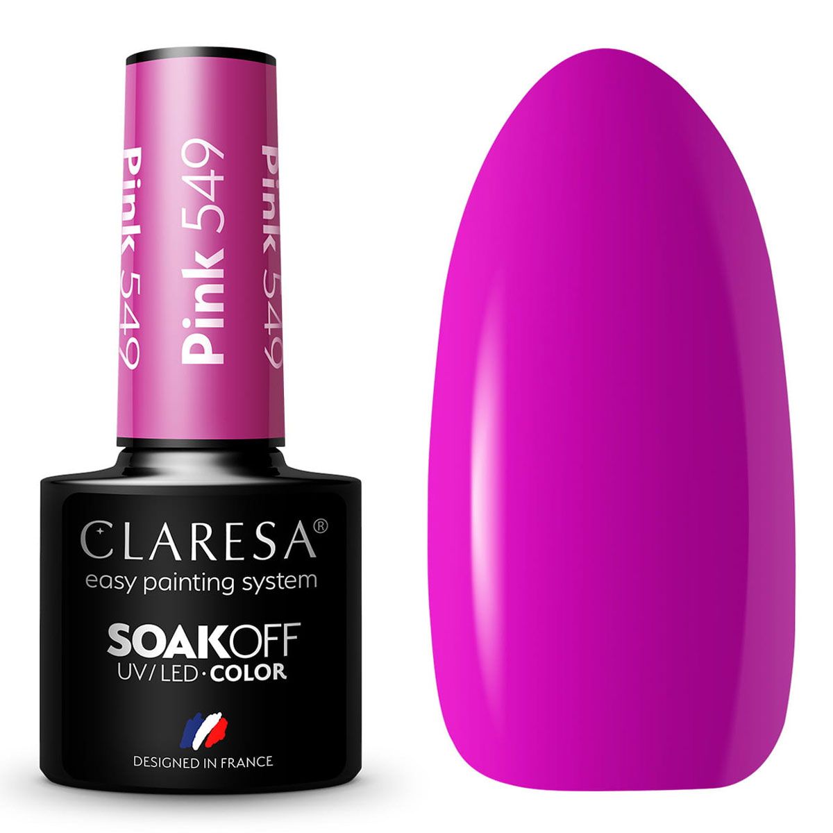 Claresa Vernis Gel UV LED 5 ml Rose 549