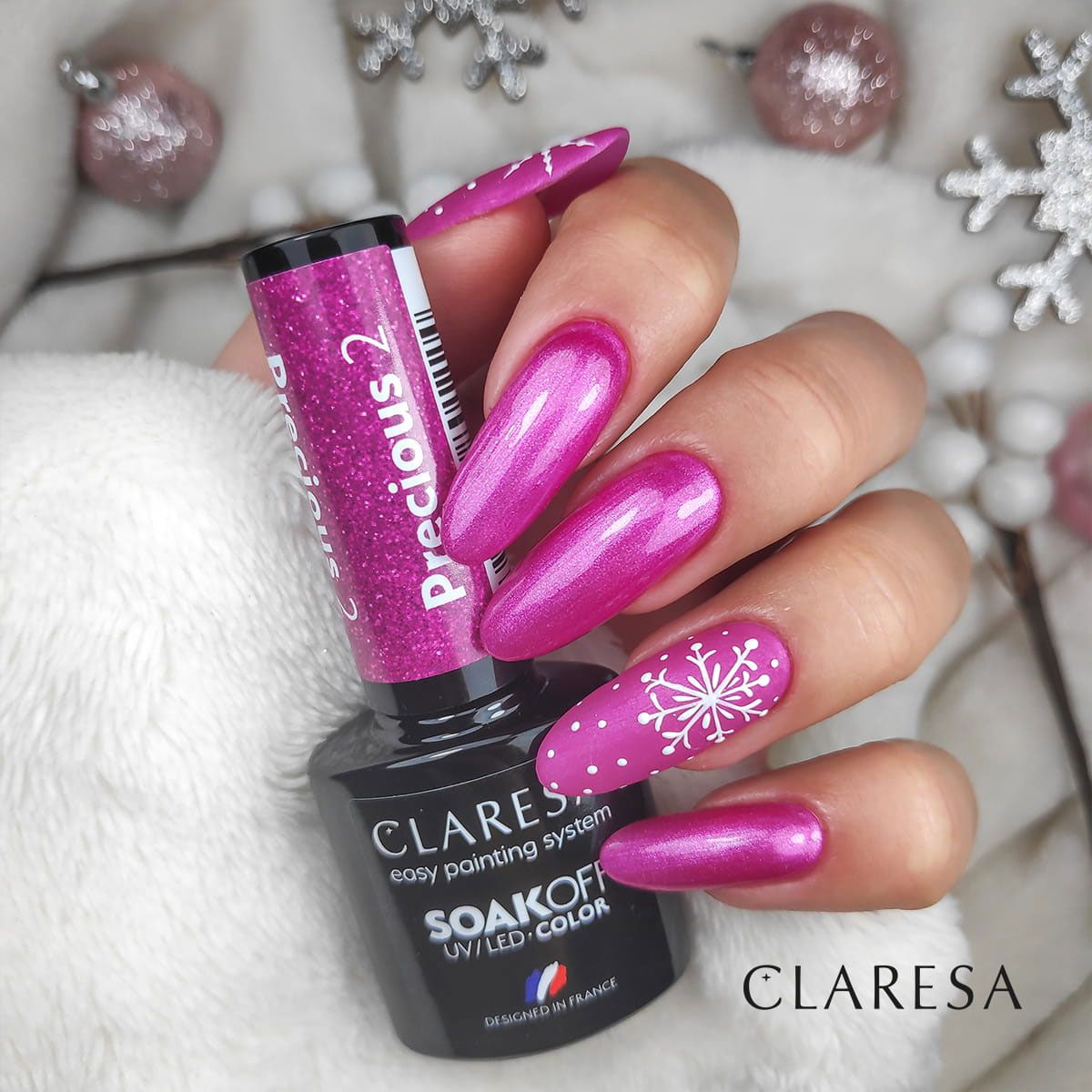 Claresa Vernis Gel UV LED 5 ml Précieux PS2