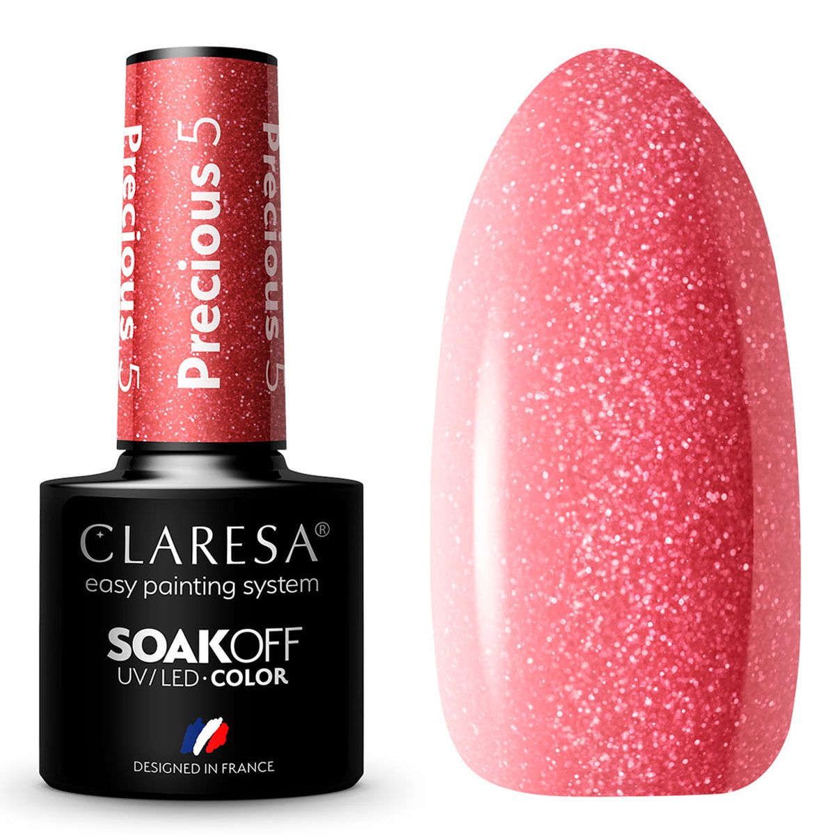 Claresa Vernis Gel UV LED 5 ml Précieux PS5