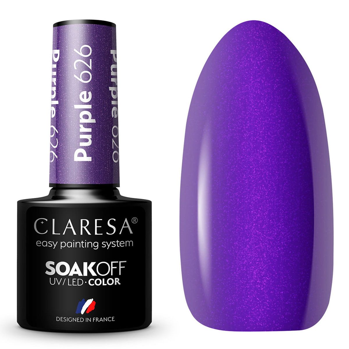 Claresa Vernis Gel UV LED 5 ml Violet 626