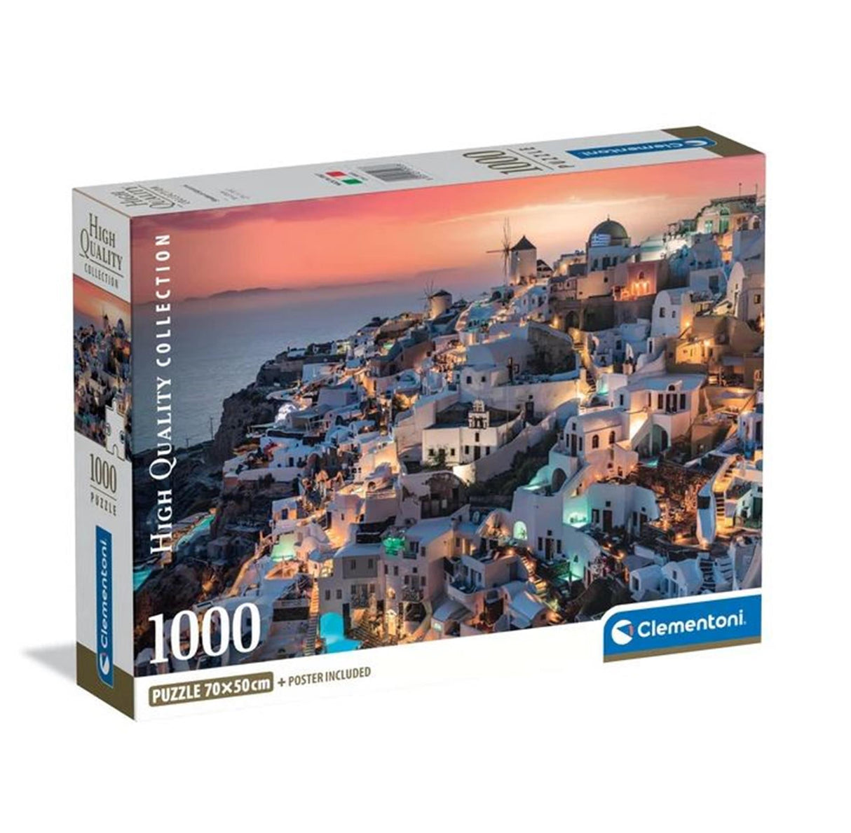 Puzzle Clementoni 1000pcs Santorin