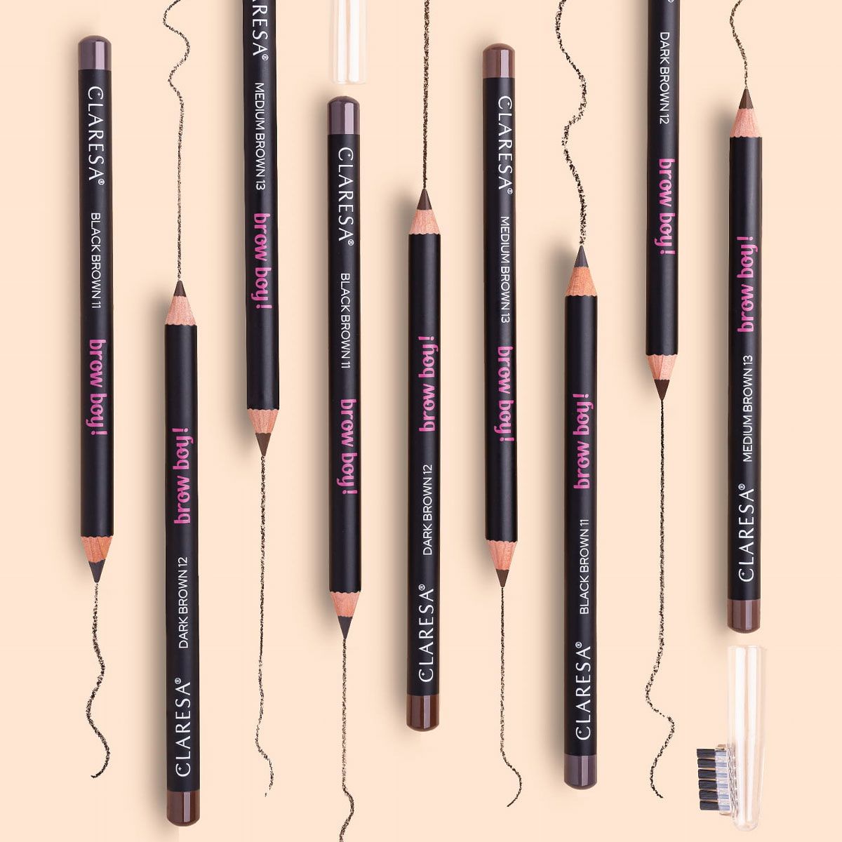 Claresa, le garçon aux sourcils ! crayon à sourcils 11 brun noir 1,15gr