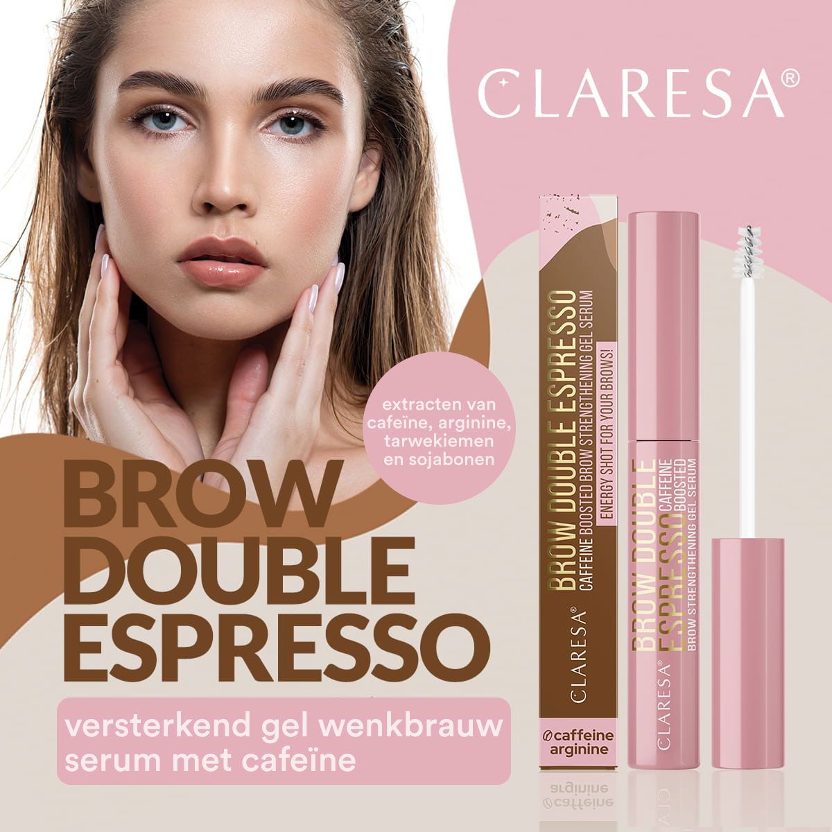 Sérum à sourcils double expresso Claresa brow 6gr.