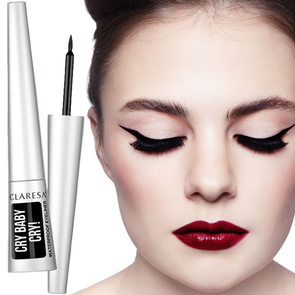 Claresa cry baby cry eye-liner liquide imperméable 4gr.