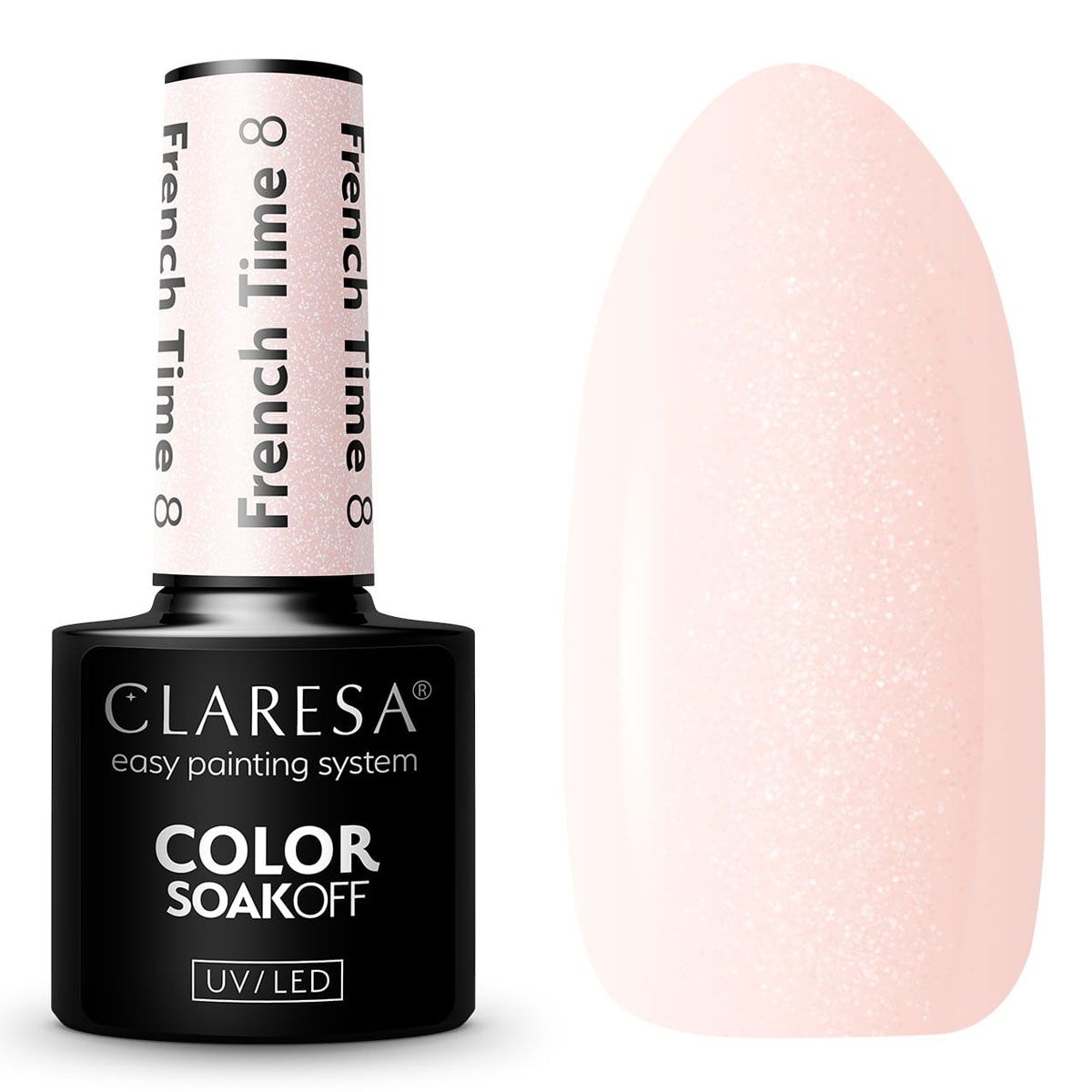 Claresa Vernis Gel UV LED 5 ml Temps Français 8