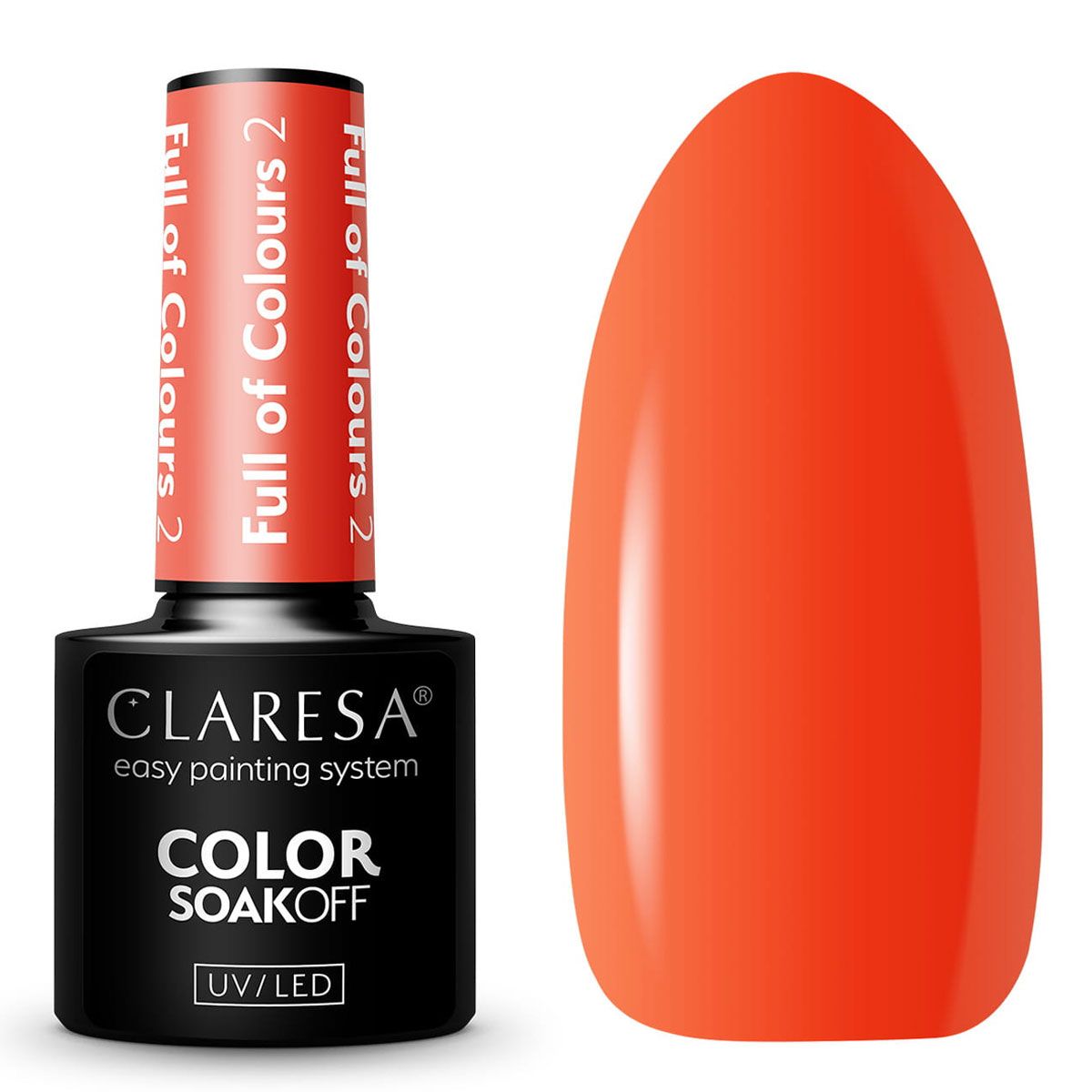 Claresa Vernis Gel UV LED 5 ml Plein de Couleurs 2