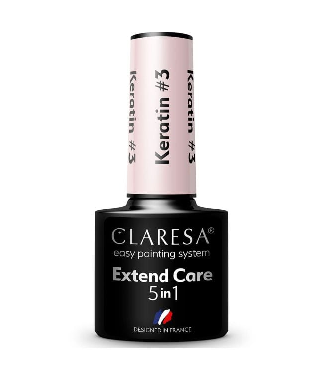 Claresa extend care 5 en 1 kératine 3 base coat 5ml