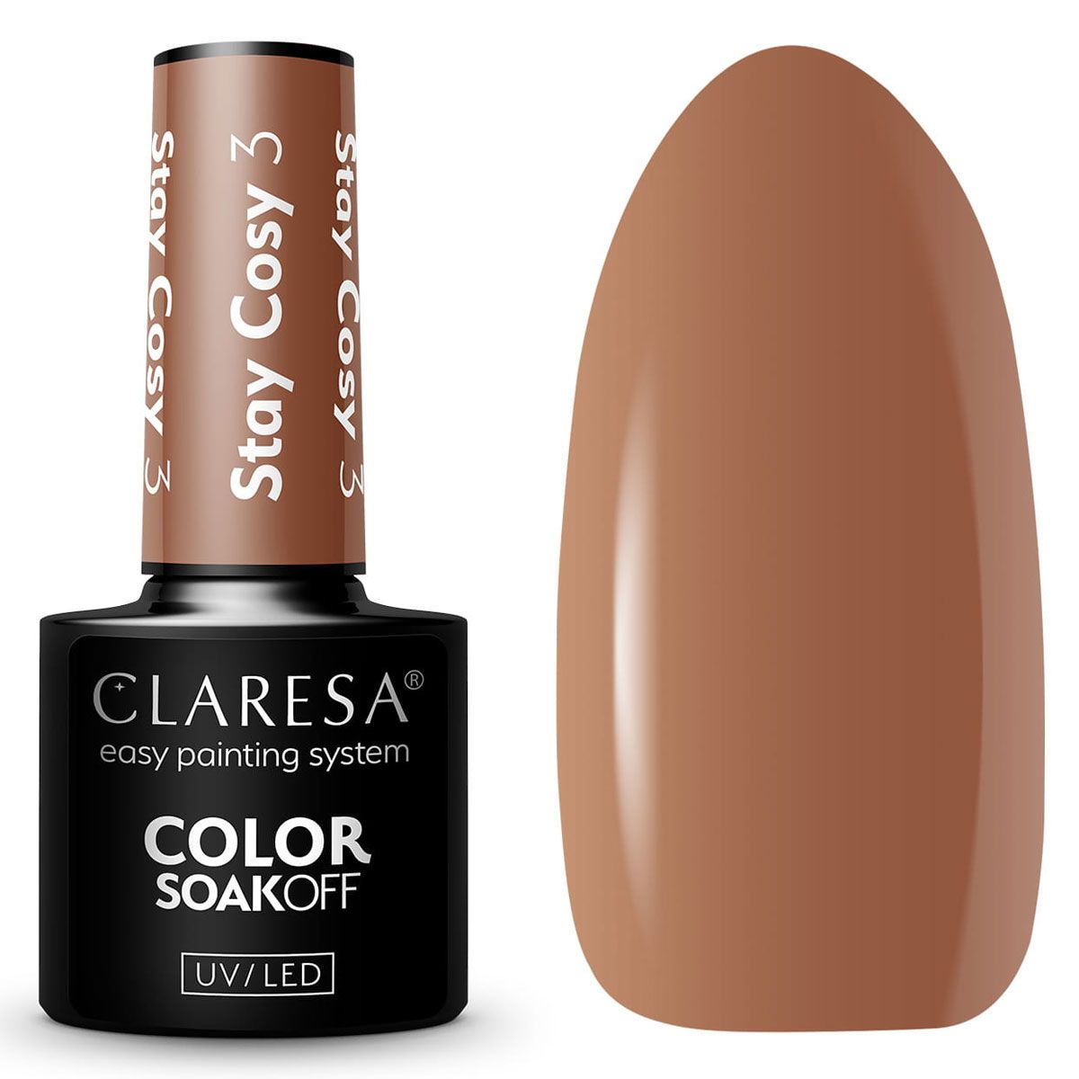 Claresa Vernis Gel UV LED 5 ml Stay Cosy 3