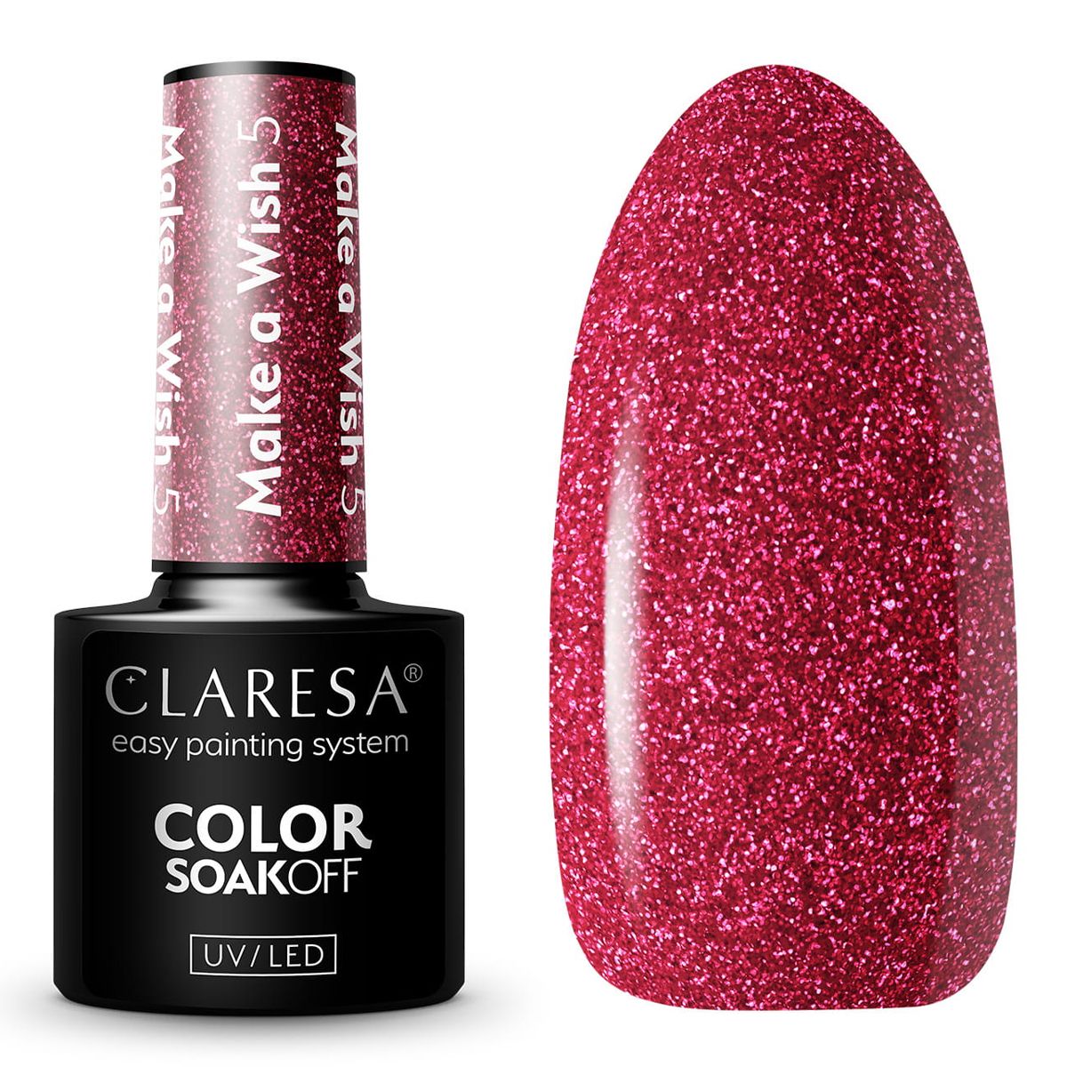 Claresa Vernis Gel UV LED 5 ml Faites un Vœu 5