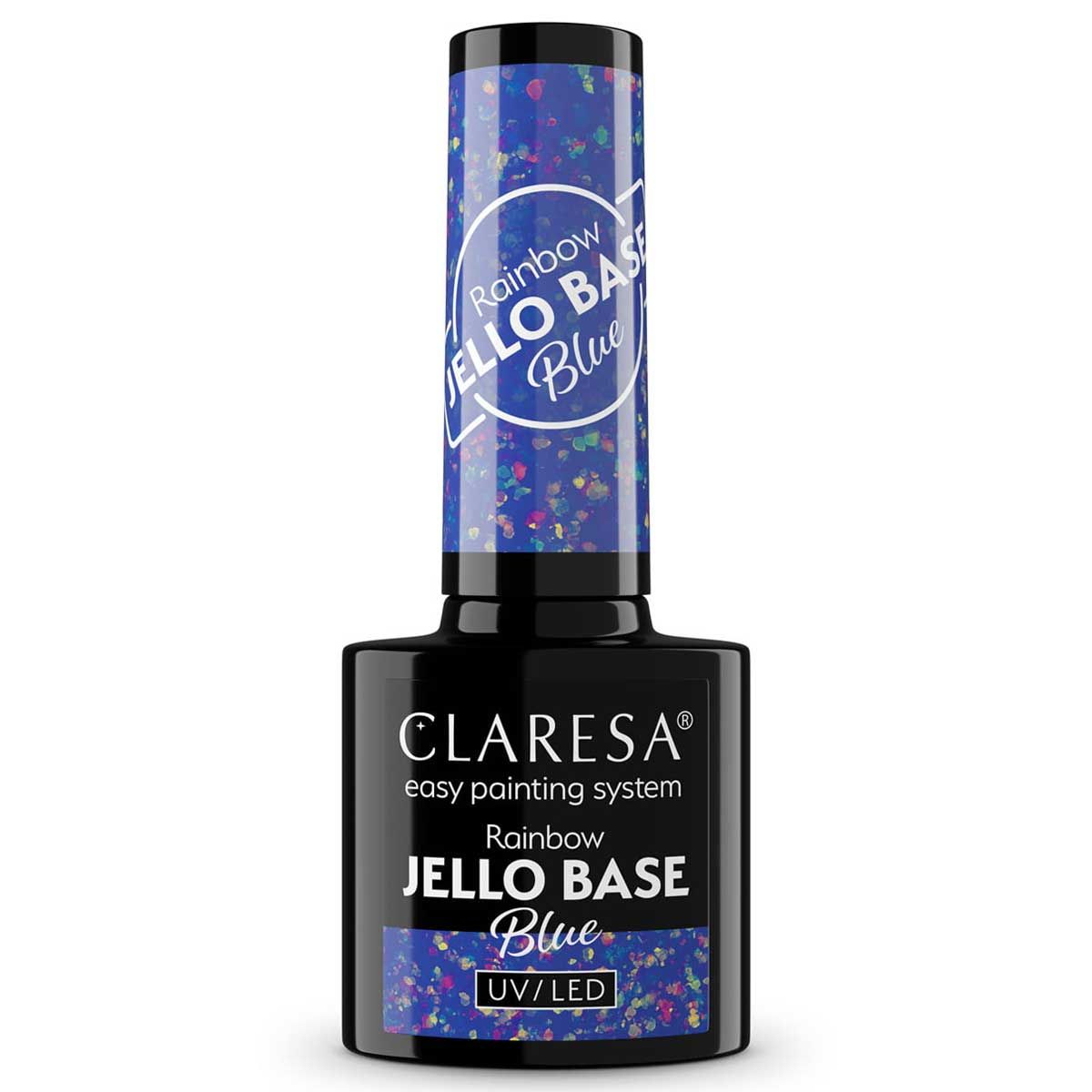 Claresa Rainbow Jello base coat bleu 5ml