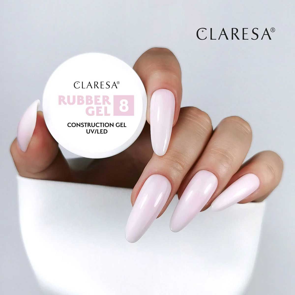 Claresa gel de caoutchouc 8 ballerine rose 12gr.