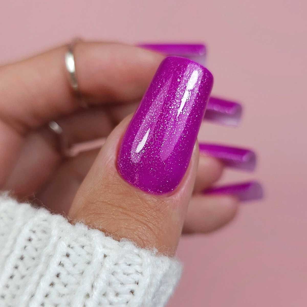 Claresa vernis gel uv led 5ml funky disco 5 vinyle violet