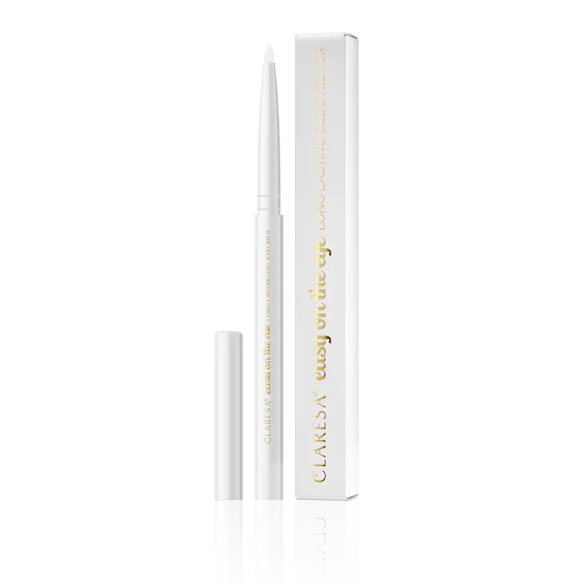 Claresa eye-liner gel longue durée doux pour les yeux 03 orchidée blanche