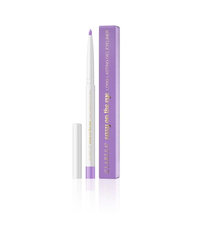 Claresa eye-liner gel longue durée doux pour les yeux 04 marguerite violette