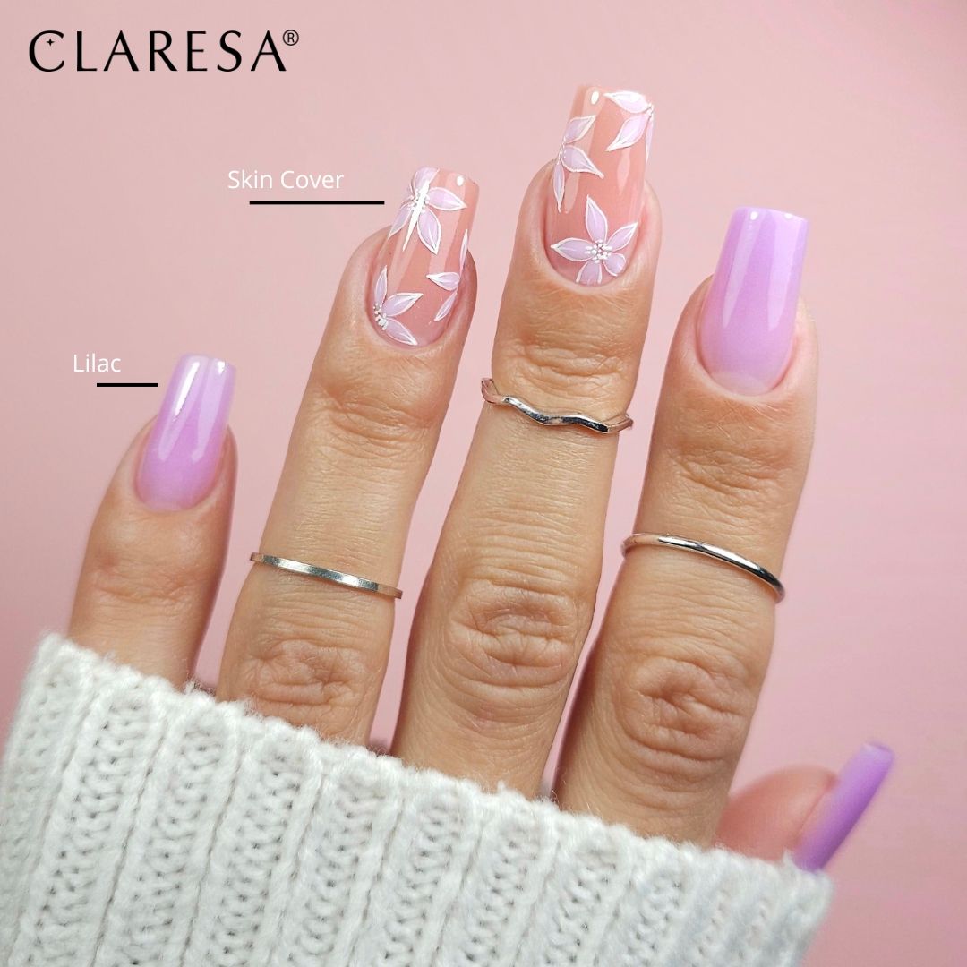 Claresa kératine soft easy builder gel lilas 12gr.