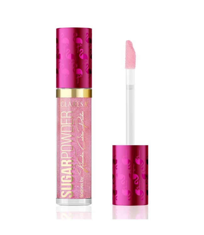 Claresa brillant à lèvres sucre en poudre 01 flamant rose 5ml