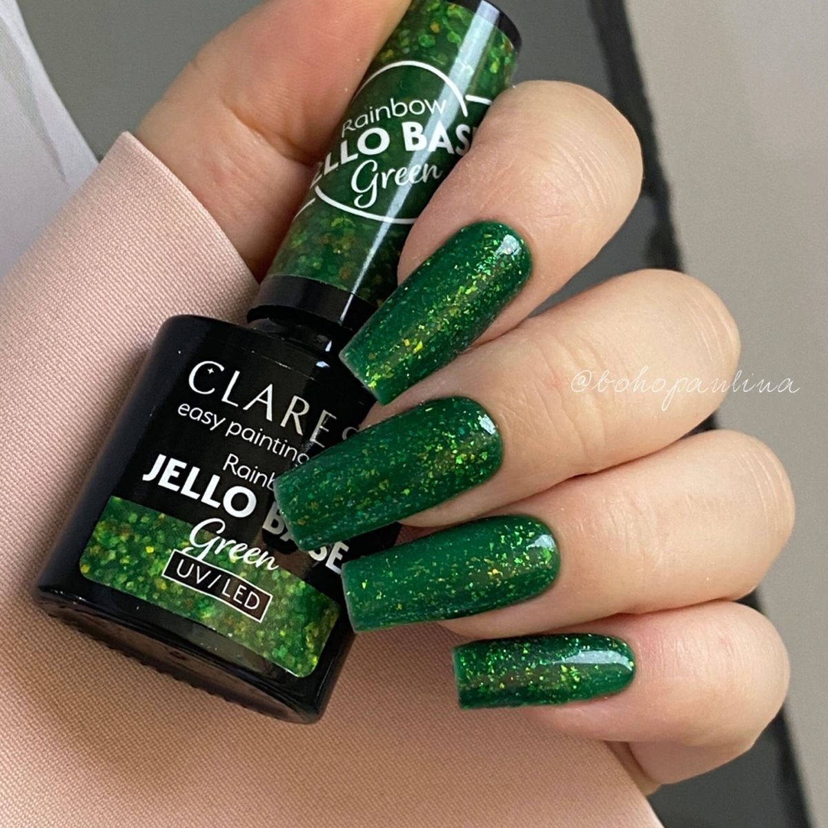 Claresa Rainbow Jello base coat vert 5ml