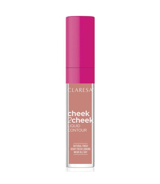 Claresa joue 2 joues liquide contour blush 01 thé rose 6gr.