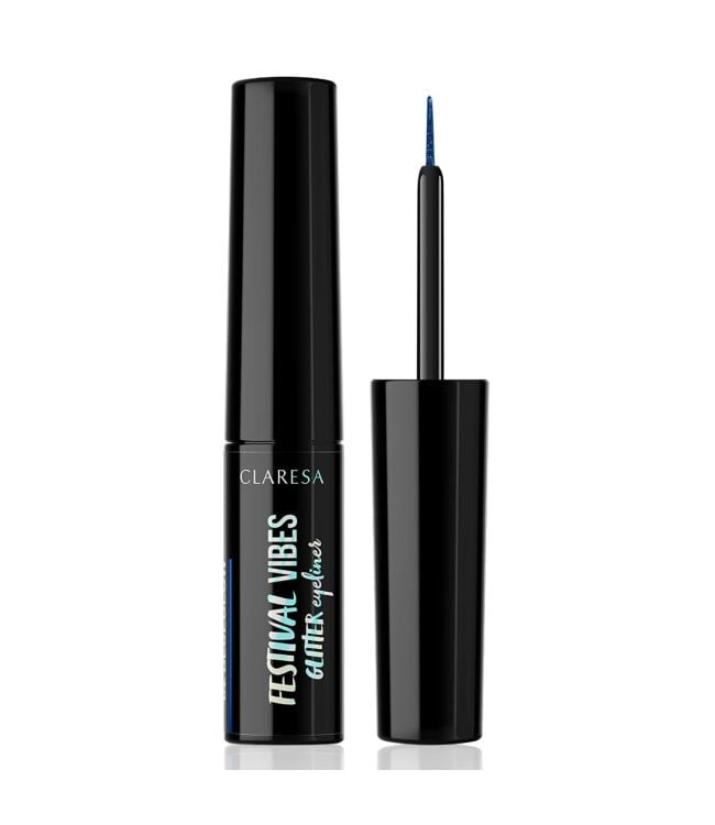 Claresa festival vibes eye-liner pailleté 02 blueglow 4gr.