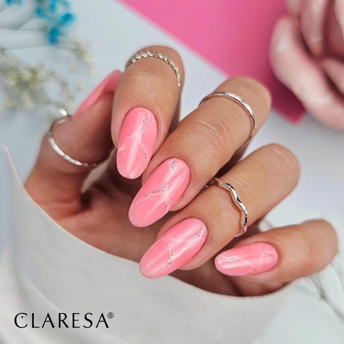 Claresa pinceau gel facile pêche 5ml