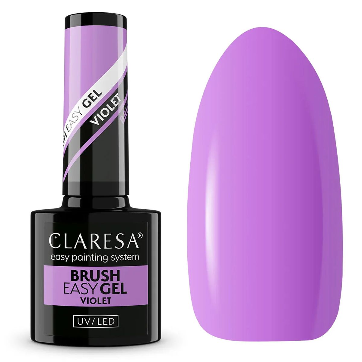 Claresa pinceau facile gel violet 5ml