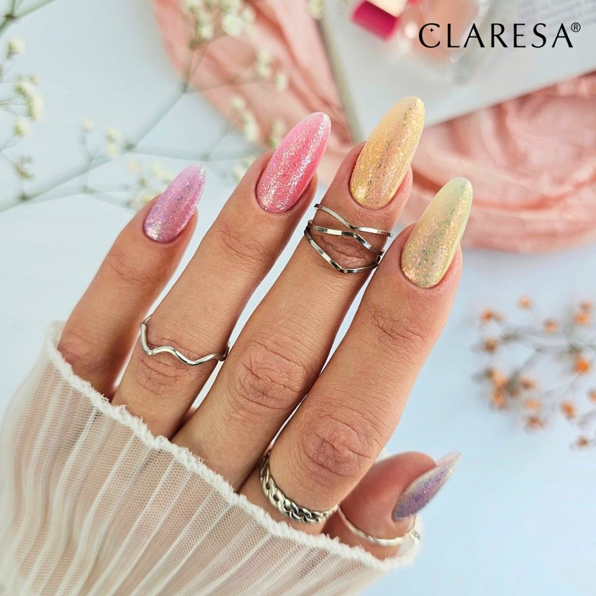 Claresa Vernis Gel UV LED 5 ml Licorne Glow 3
