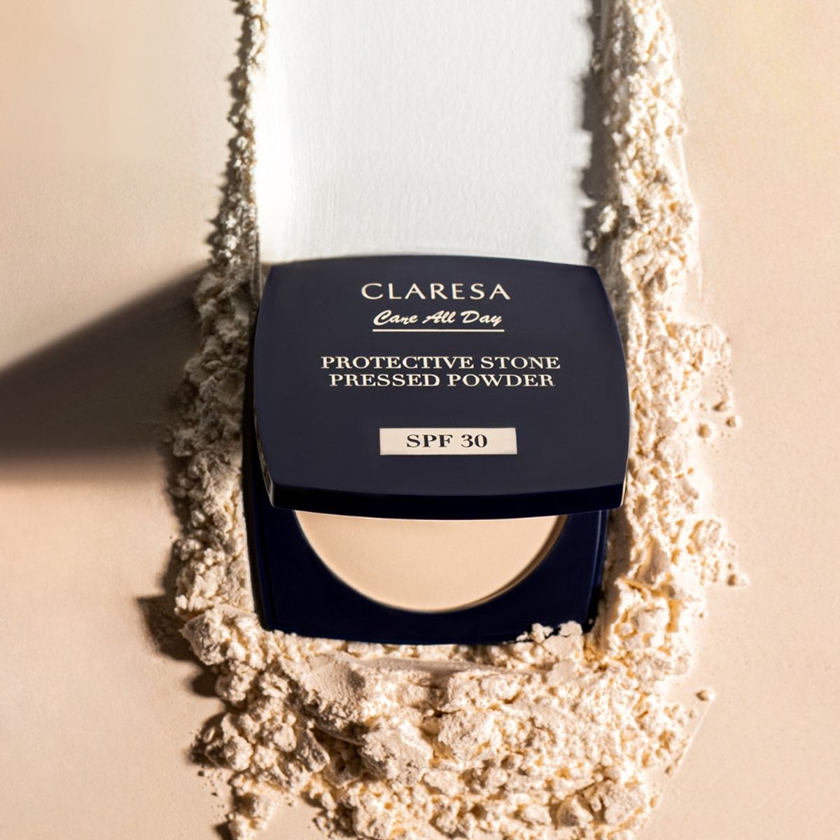 Claresa poudre pressée de pierre protectrice spf 30 10gr.
