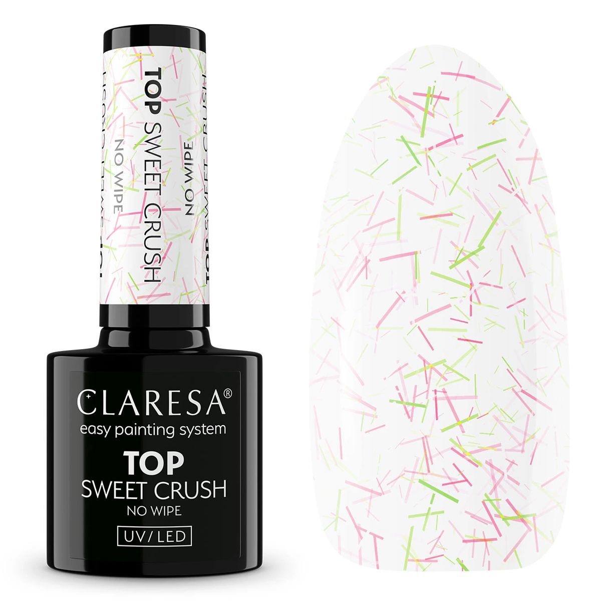 Claresa top coat sans lingette sweet crush 5ml