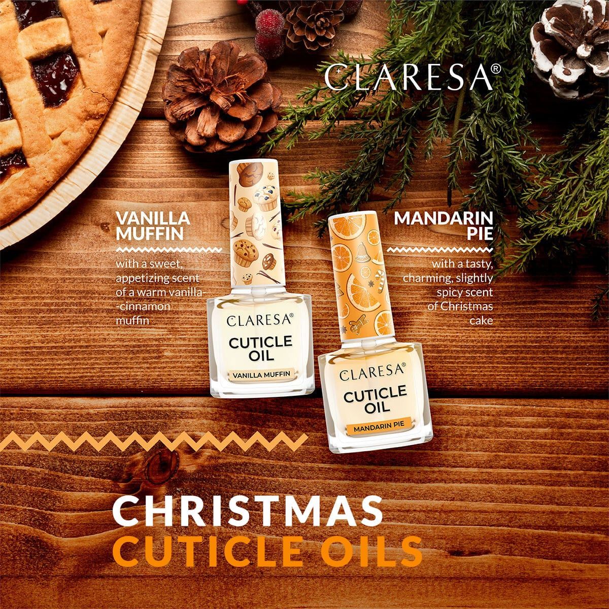 Claresa huile pour cuticules muffin vanille 5ml