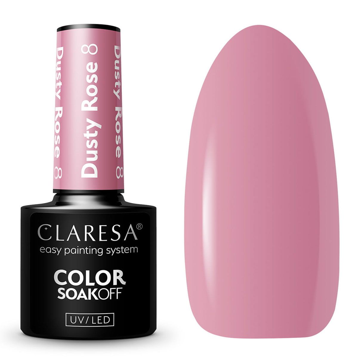 Claresa Vernis Gel UV LED 5 ml Rose Poudré 8