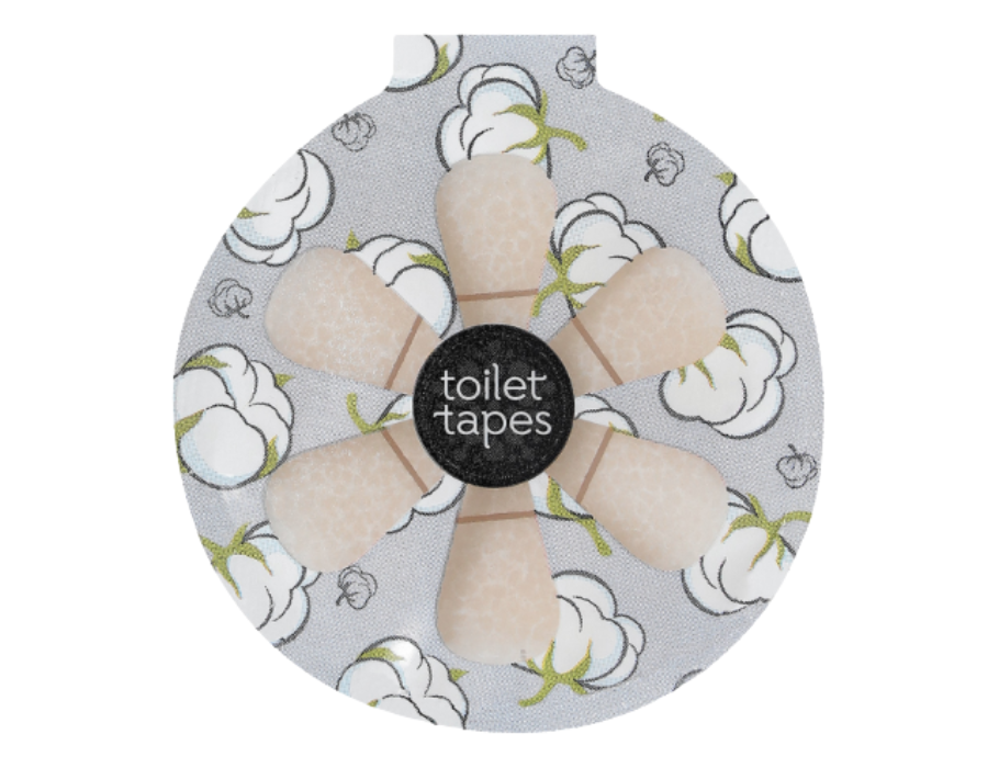 Ruban de toilette WC Tapes Tapes Block Block - Coton propre