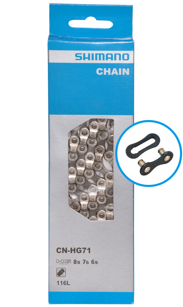 Chaîne Shimano cn-hg71c 6 7 8 vitesses avec maillon rapide