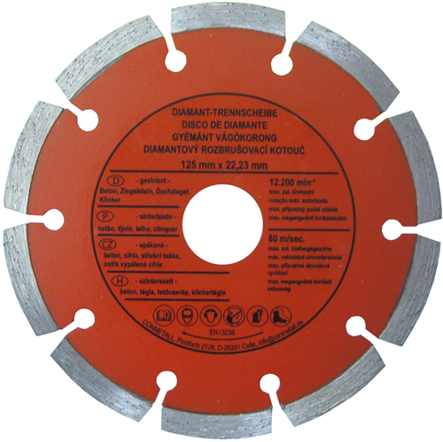 Con:p disque abrasif diamant béton 125mm - b23121