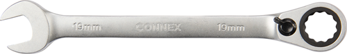 Connex cox541019 clé à fourche 19 mm à cliquet