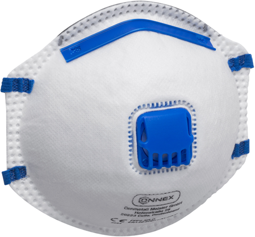 Masque anti-poussière Connex ffp2v en149 5pcs - coxt939124