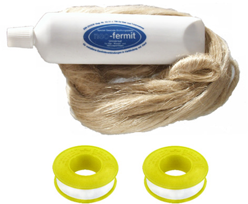 Cornat ensemble de joints chanvre+neofermit+teflon - t380501