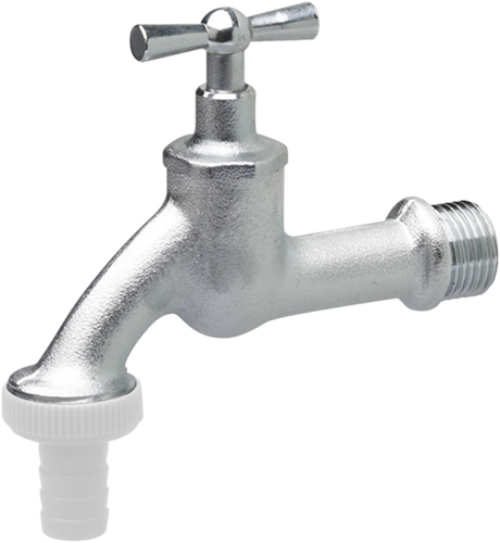 Robinet de vidange Cornat laiton 1 2 chromé mat - flor92590