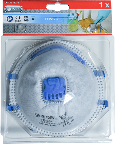 Masque anti-poussière Connex ffp2 carbone en149 1pc - coxt938734