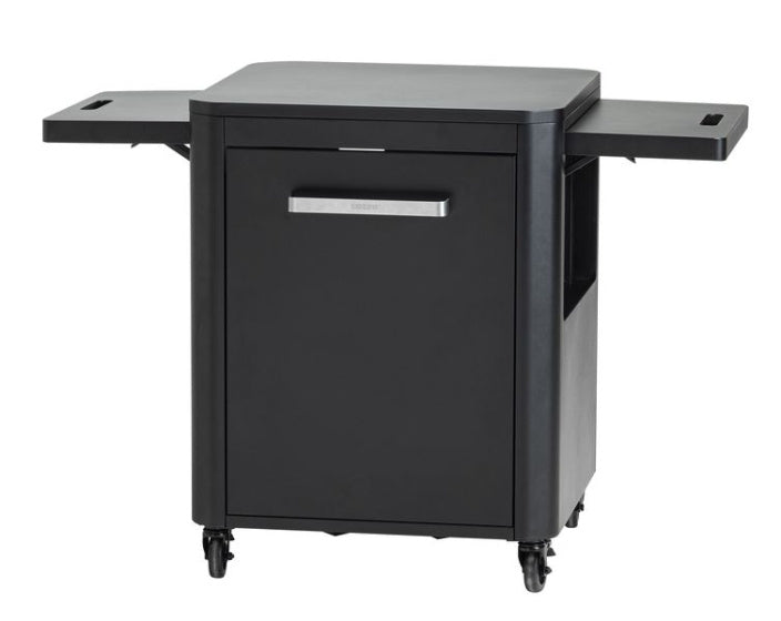 Table de travail de chariot cozze pliant avec 1 porte noire